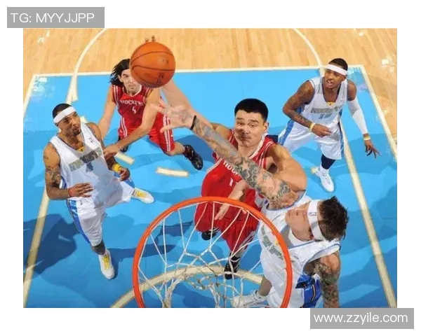 姚明篮下虚晃的精彩瞬间揭示了篮球技巧与智慧的完美结合